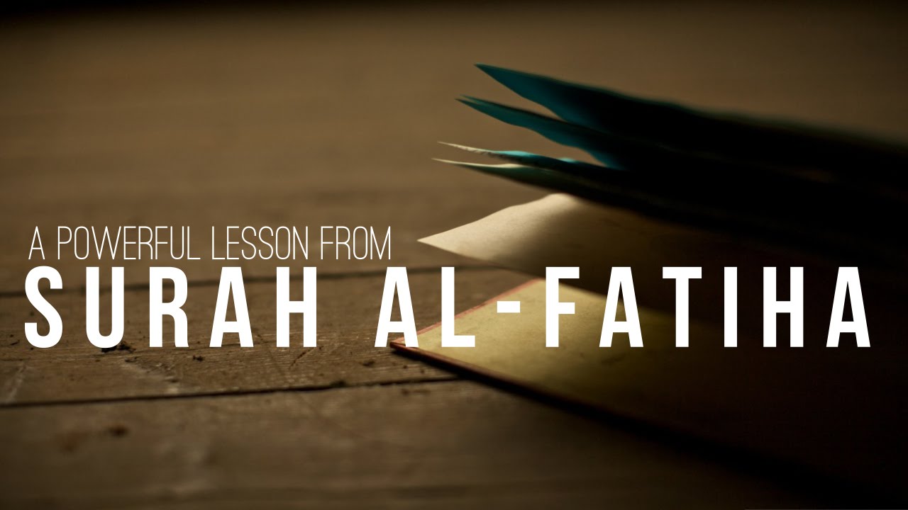 Surah al Fatiha 1